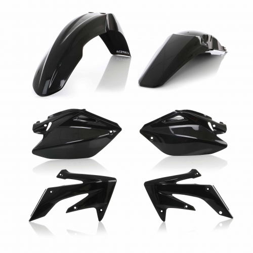 KIT PLÁSTICOS STANDART ACERBIS HONDA CR-F 250 2004-2005 PRETO